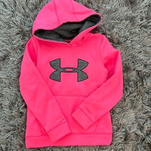 Girls under Armour Pink Hoodie